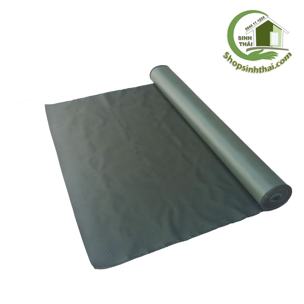 Vải bố PVC màu xanh rêu - vải may balo túi xách