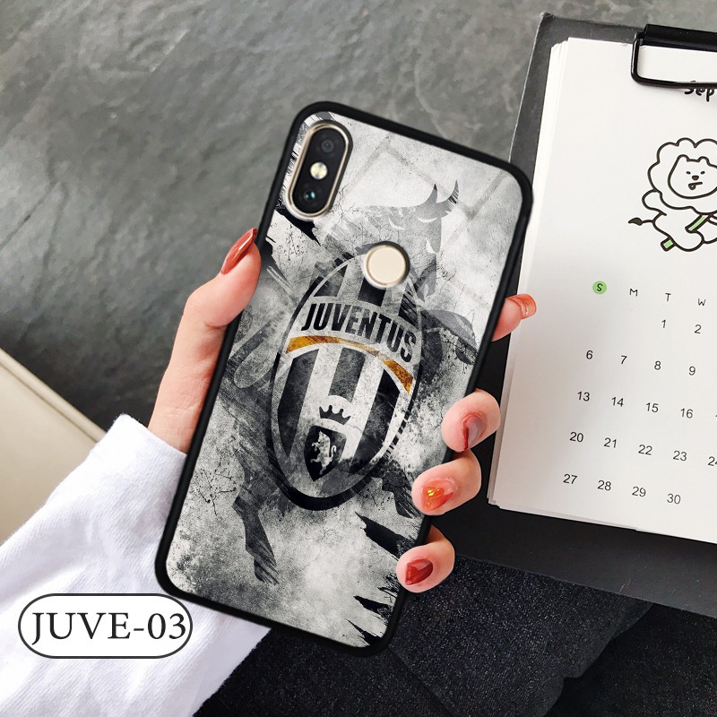 Ốp lưng kính 3D Xiaomi Mi 6x/ Mi A2 hình đội bóng