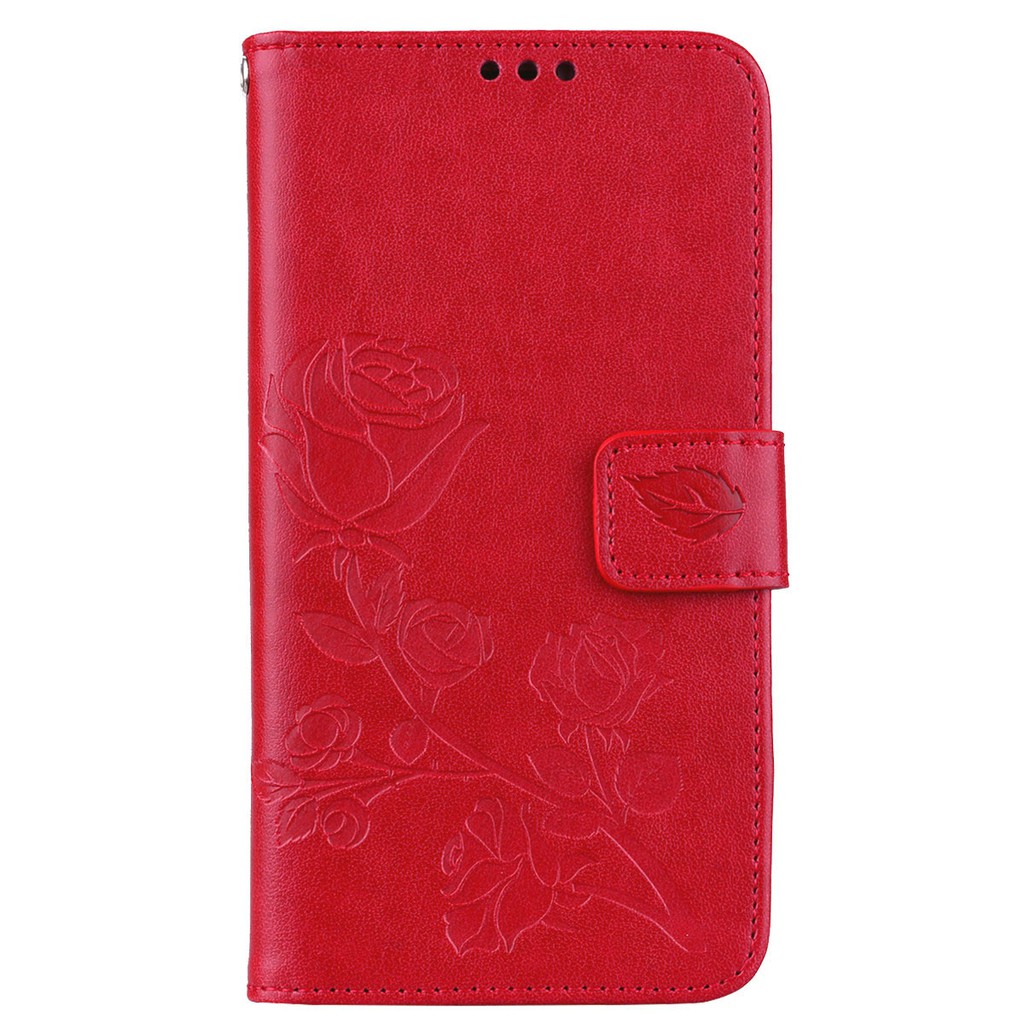 Bao da điện thoại họa tiết hoa hồng khắc nổi có ngăn đựng thẻ cho Samsung J1 J3 J5 J7（2016）J1mini prime | BigBuy360 - bigbuy360.vn