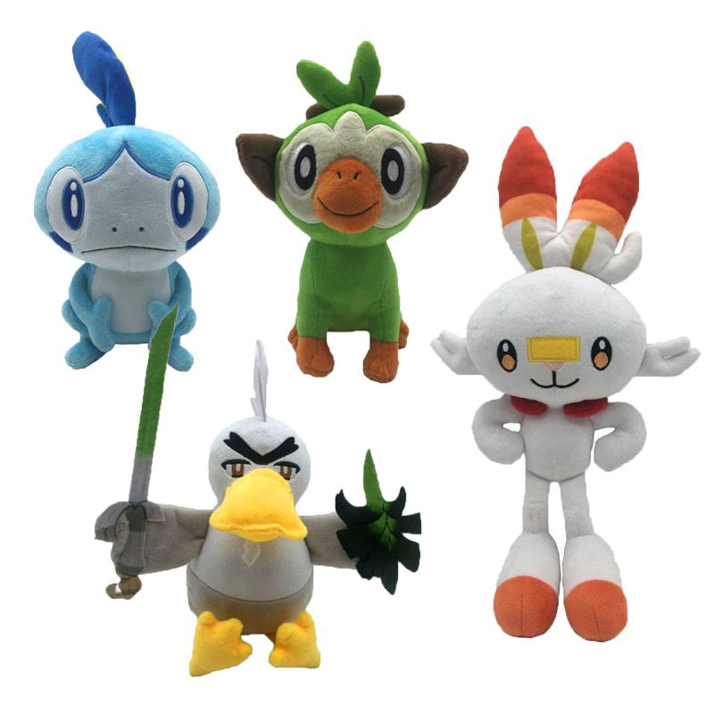 Pokemon Sword Shield Sobble Plush Doll Pocket Monster Toy Poke Kids Xmas Gift