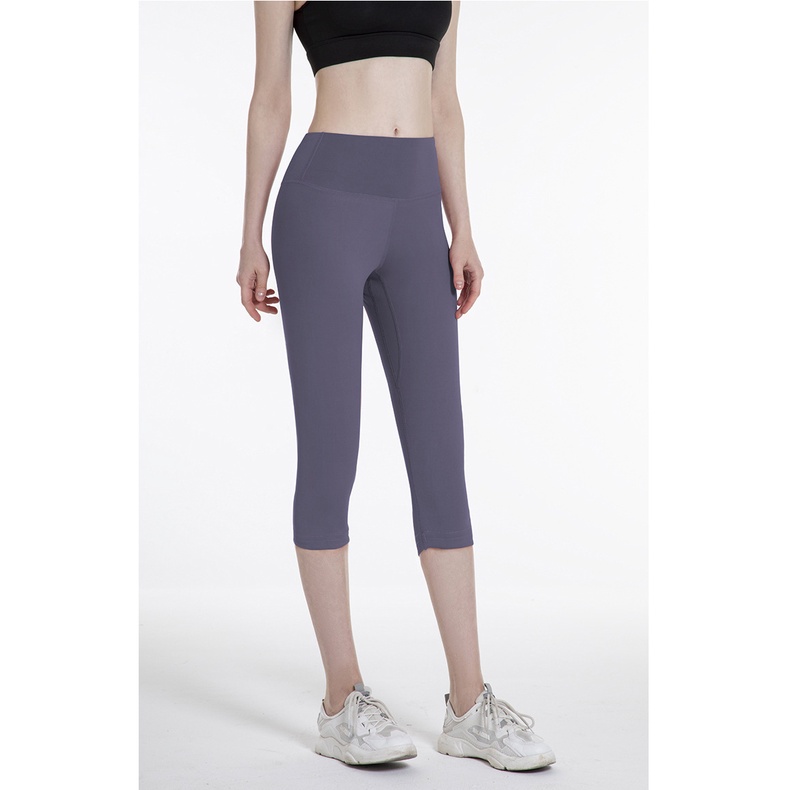 Quần yoga thể thao legging phụ nữ căng eo cao peach buttocks chạy thể thao thể dục quần cắt