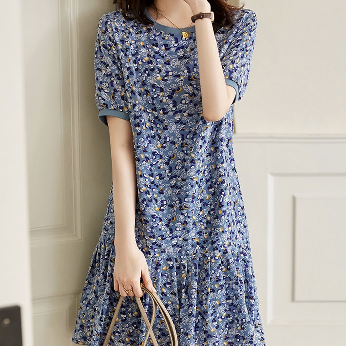 Đầm Perty thời trang mùa hè phong cách retro Hàn Quốc dành cho nữ