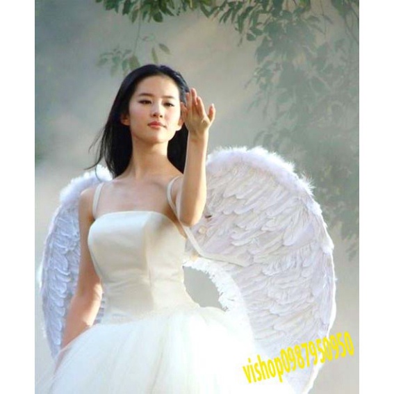 CÁNH THIÊN THẦN TRẮNG/ĐEN/ĐỎ COSPLAY HALLOWEEN HÓA TRANG LỄ HỘI