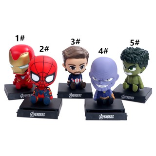 Mô hình các nhân vật trong vũ trụ siêu anh hùng của Marvel 13cm ngộ nghĩnh