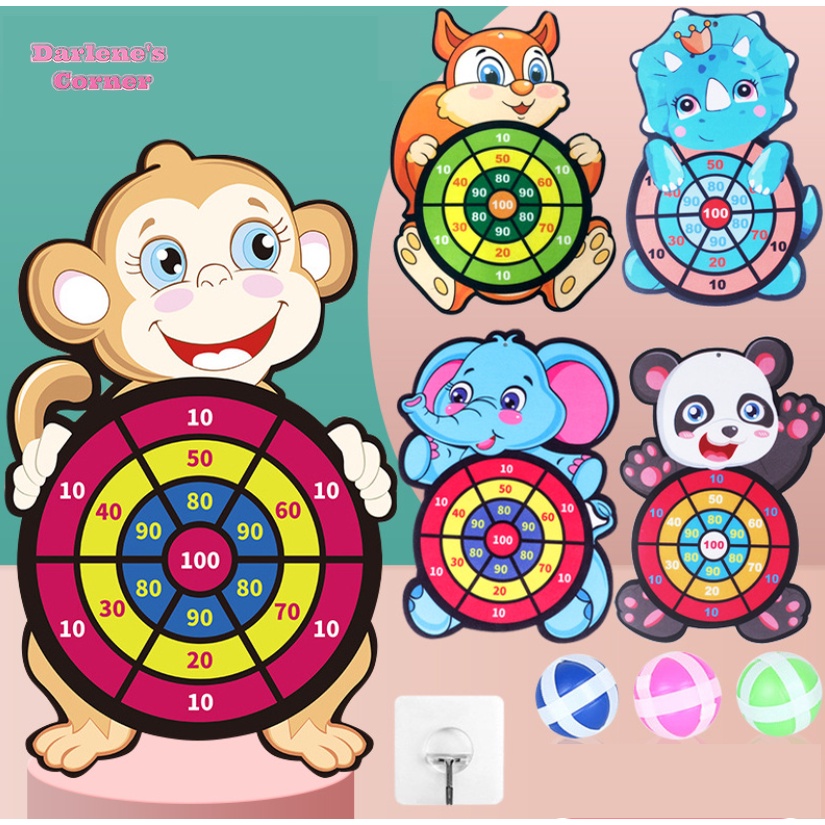 Bảng ném số hình bò sữa 30*43 cm