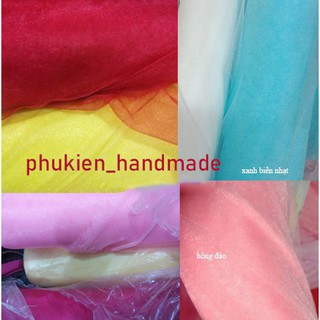 Vải Voan lưới ánh nhũ )18k/m)