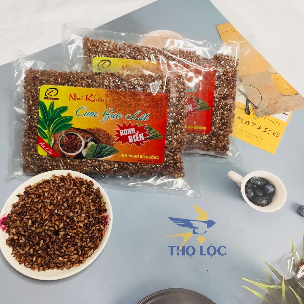 Cơm cháy gạo lứt, cơm gạo lứt rong biển ăn liền Như Khang