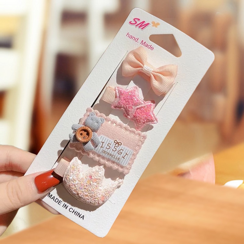 Kẹp tóc xinh xắn Hàn Quốc dễ thương cho bé gái SuShiShop S.CT07