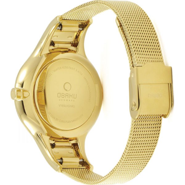 Đồng hồ Nữ Obaku V165LXGIMG dây Kim loại