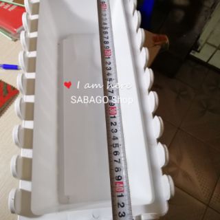 Combo 10 chậu Hàng rào loại đại dài 44cm hàng VN