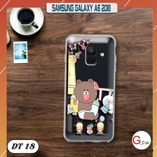 Ốp lưng SAMSUNG GALAXY A6 2018 dẻo trong in hình