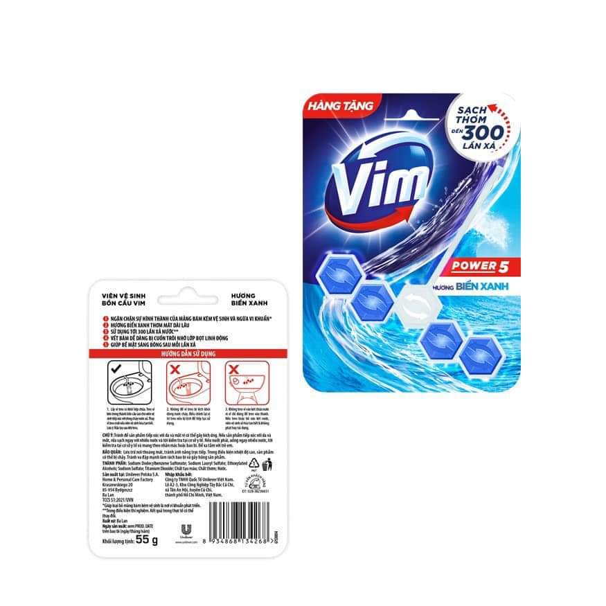 Viên treo thả bồn cầu VIM. Viên vệ sinh bồn cầu