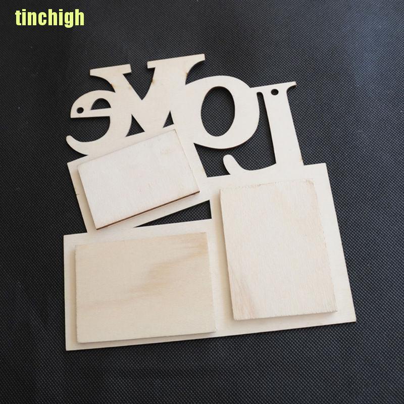 Khung ảnh gỗ hoạ tiết chữ Love thời trang tiện dụng