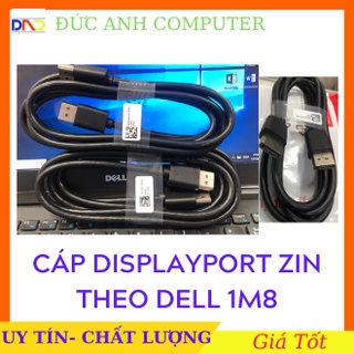 Cáp DisplayPort to DisplayPort 1.8m mới - zin theo màn dell - Cáp chuyển DisplayPort sang DisplayPort