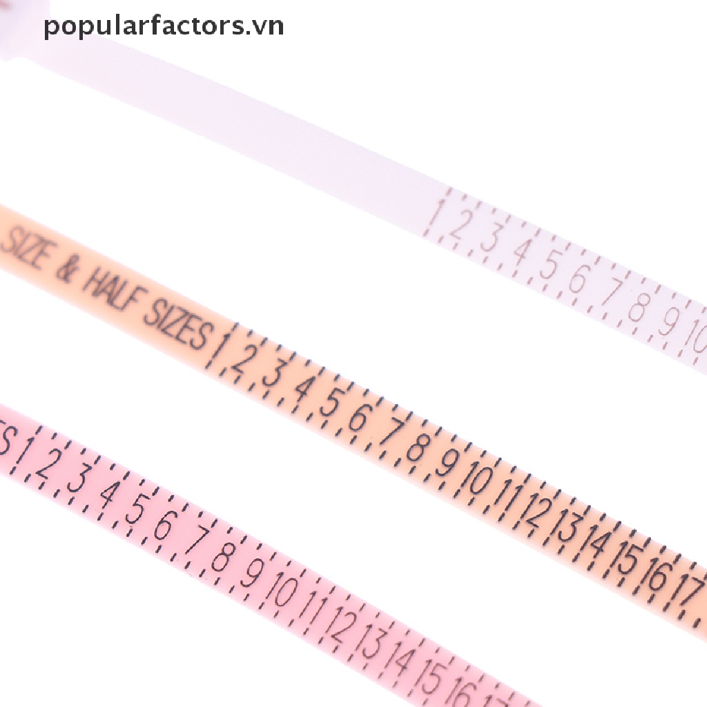 Thước Đo Kích Thước Nhẫn Bằng Nhựa Chuyên Nghiệp