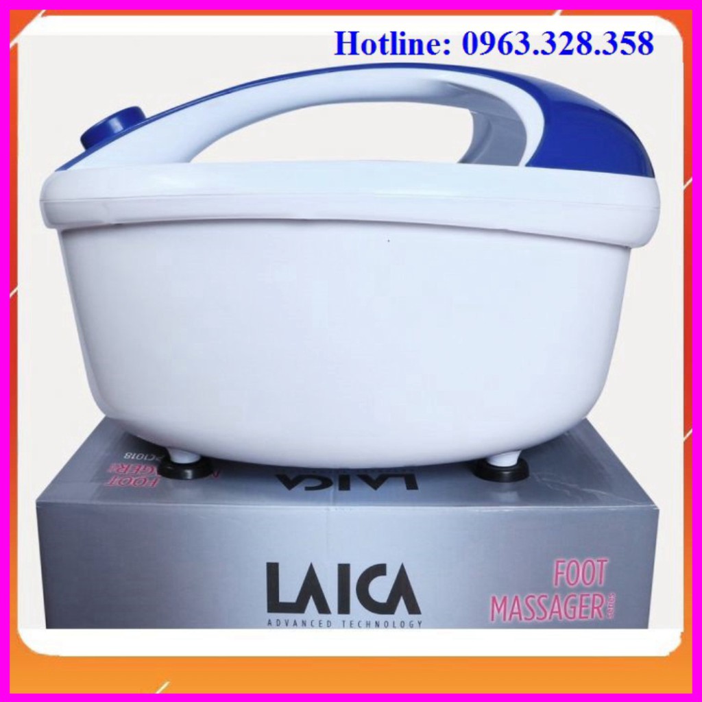 [100%  Hài Lòng] Bồn Ngâm Chân Massage Laica PC1301 ITALY - HÀNG CHÍNH HÃNG BẢO HÀNH 12 THÁNG