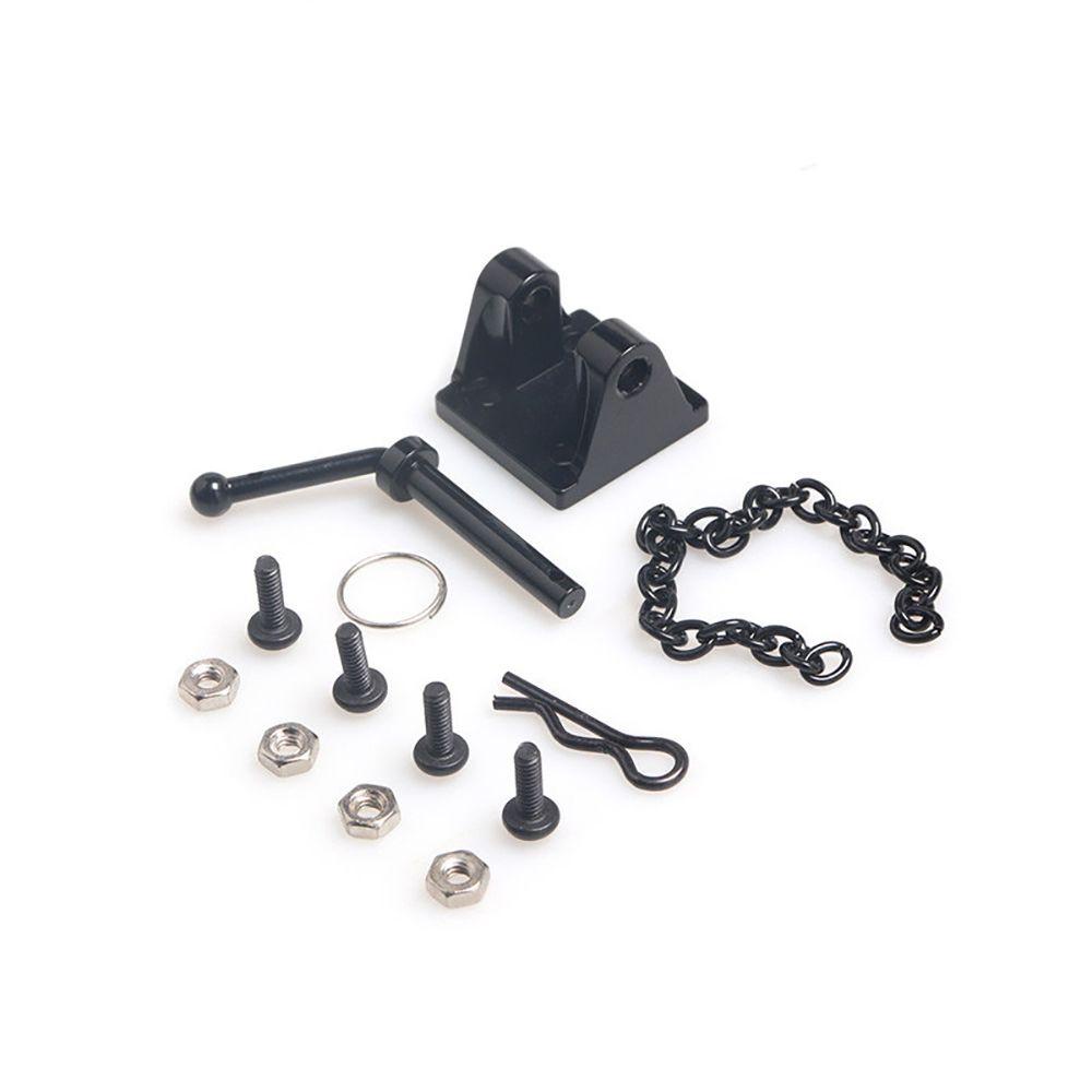 Bộ Móc Và Dây Xích Bằng Kim Loại Chất Lượng Cao Dành Cho Xe Điều Khiển Từ Xa T raxxas TRX4 TAMIYA CC01 D90 D110 1 / 10