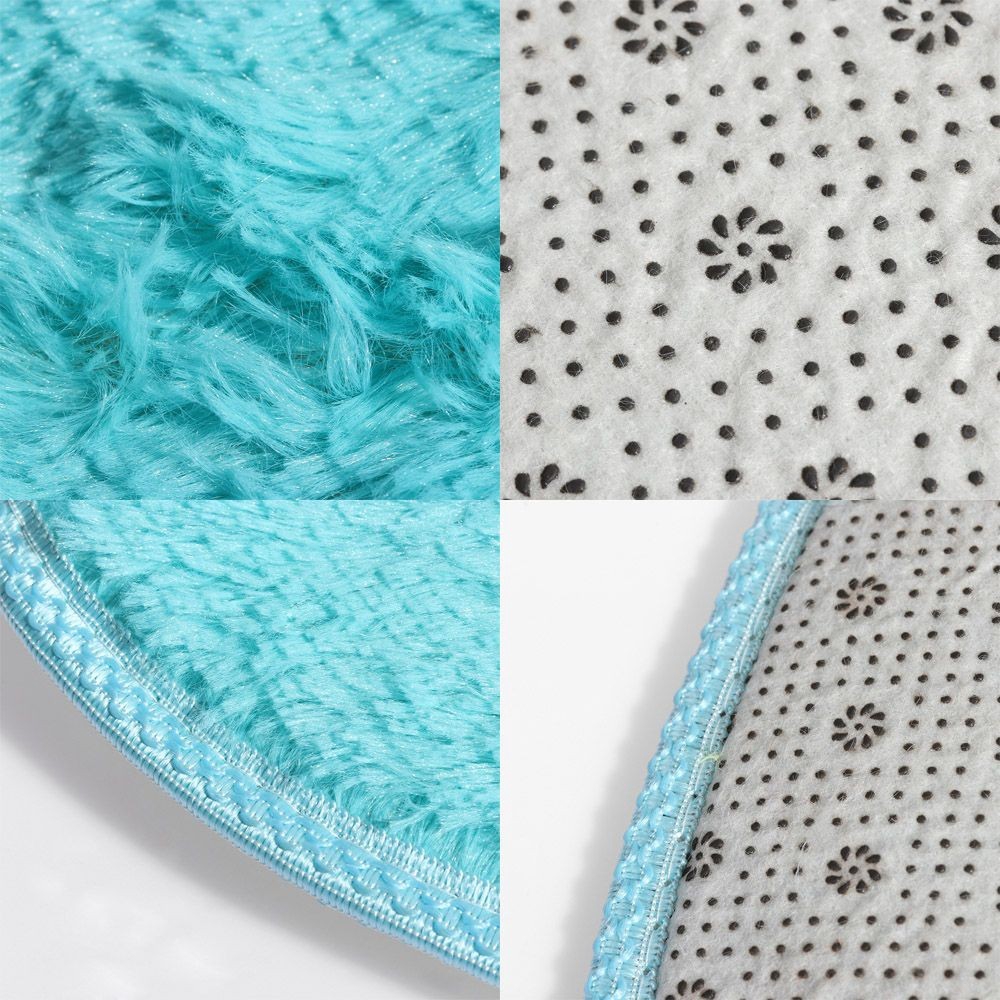 CONOPERY Thảm nỉ chống trượt hình trái tim kích thước 30x40cm dùng cho nhà tắm/nhà bếp