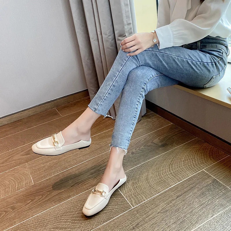 Giày Lười Đế Mềm Chống Trượt Phong Cách Anh Quốc Cho Nữ