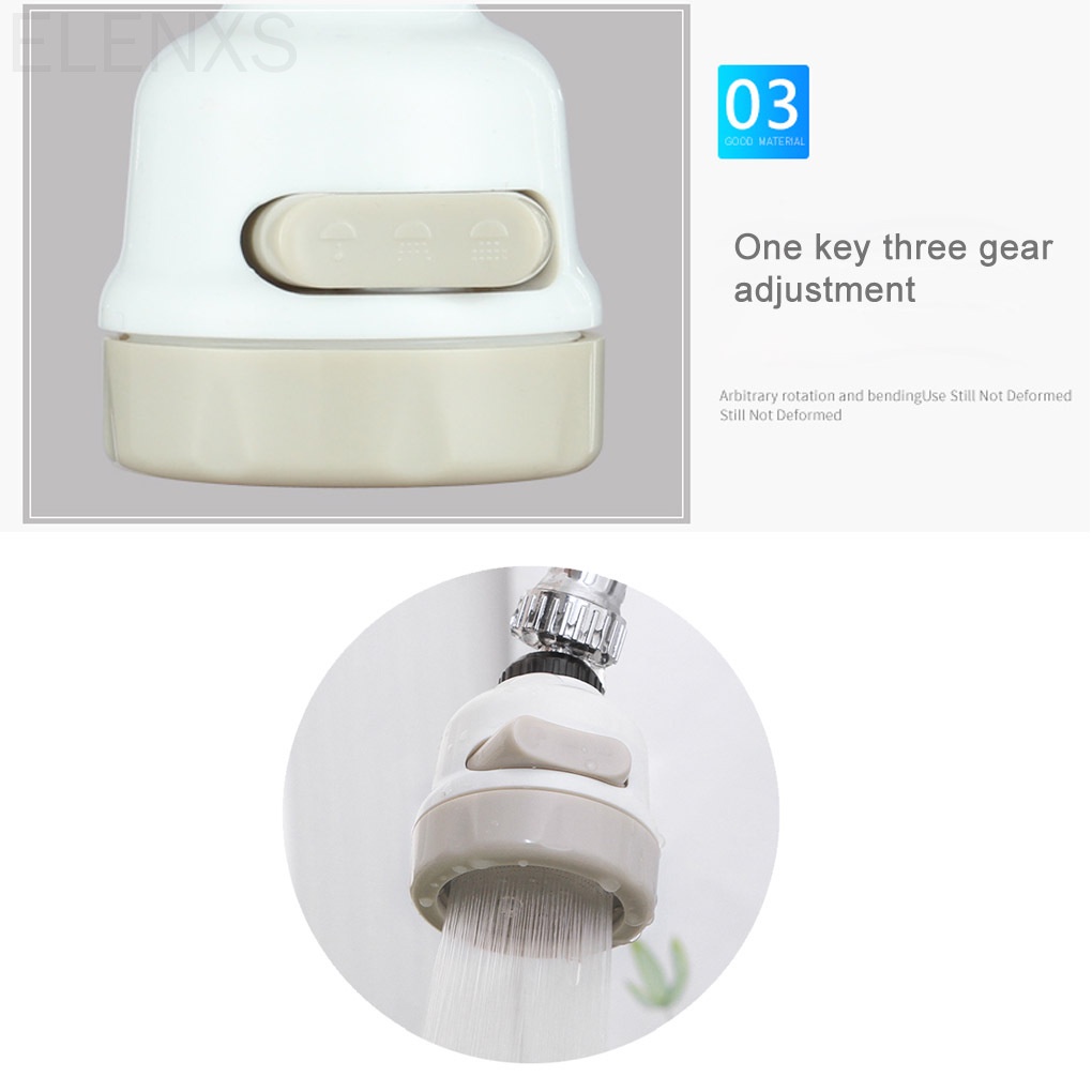 Đầu vòi rửa chén nối dài chống văng tiết kiệm nước tiện lợi cho nhà bếp