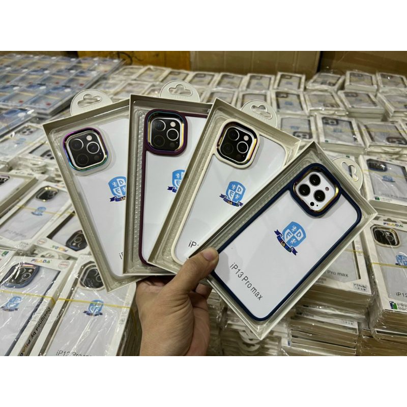 Ốp lưng Filada viền Camera bằng Titan cho Iphone 12 Pro - 12 Pro max - 13 - 13 Pro - 13 Pro Max
