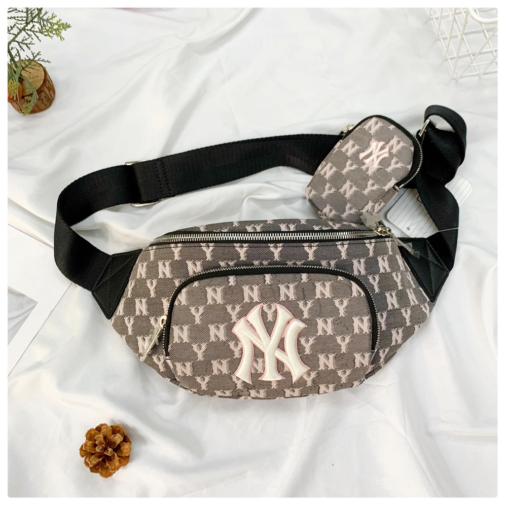 Túi Xách MLB Monogram Jacquard Hobo New York Yankees - 3ABQS012N chính hãng giá tốt