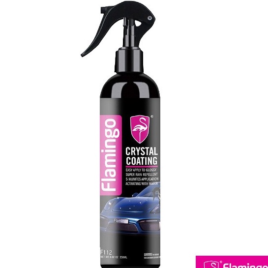 Chai Xịt Phủ Bóng Nano Coating Hiệu Ứng Lá Sen Flamingo F112 250ml