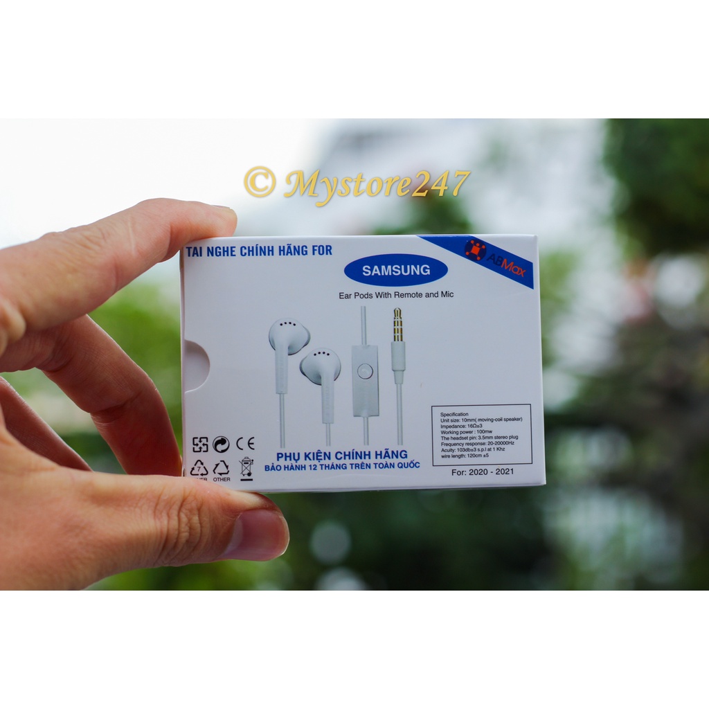 "Bảo Hành 12 Tháng" Tai Nghe Samsung Chính Hãng Full Box ÂM THANH HAY BASS MẠNH Mystore247 Bảo Hành 12 Tháng .