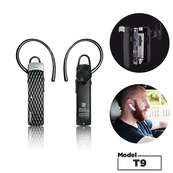 Tai Nghe Bluetooth Remax T9 Chính Hãng Pin Trâu, Âm Thanh Sống Động, Kiểu Dáng Đẹp Chính Hãng Bảo Hành 12 Tháng