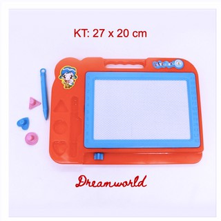 Bảng thông minh 2021- bảng từ tự xoá loại kích thước 20x27cm bảng đồ chơi phát triển kĩ năng cho bé