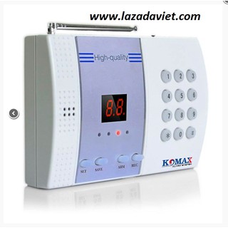TRUNG TÂM BÁO TRỘM KHÔNG DÂY KOMAX KM-800P