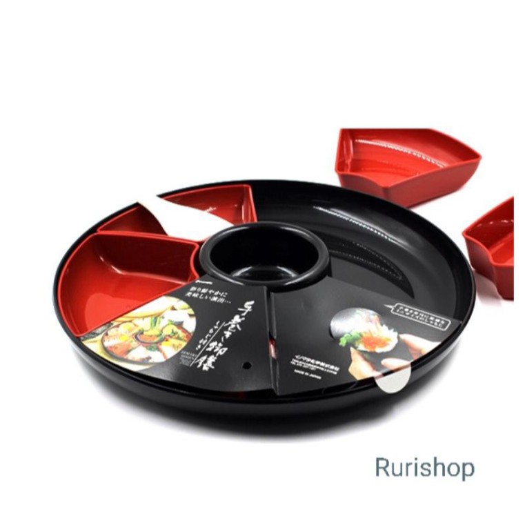 Khay chia ngăn đa năng Inomata Nhật Bản đựng Sushi/Khay đựng bánh, mứt, kẹo | BigBuy360 - bigbuy360.vn