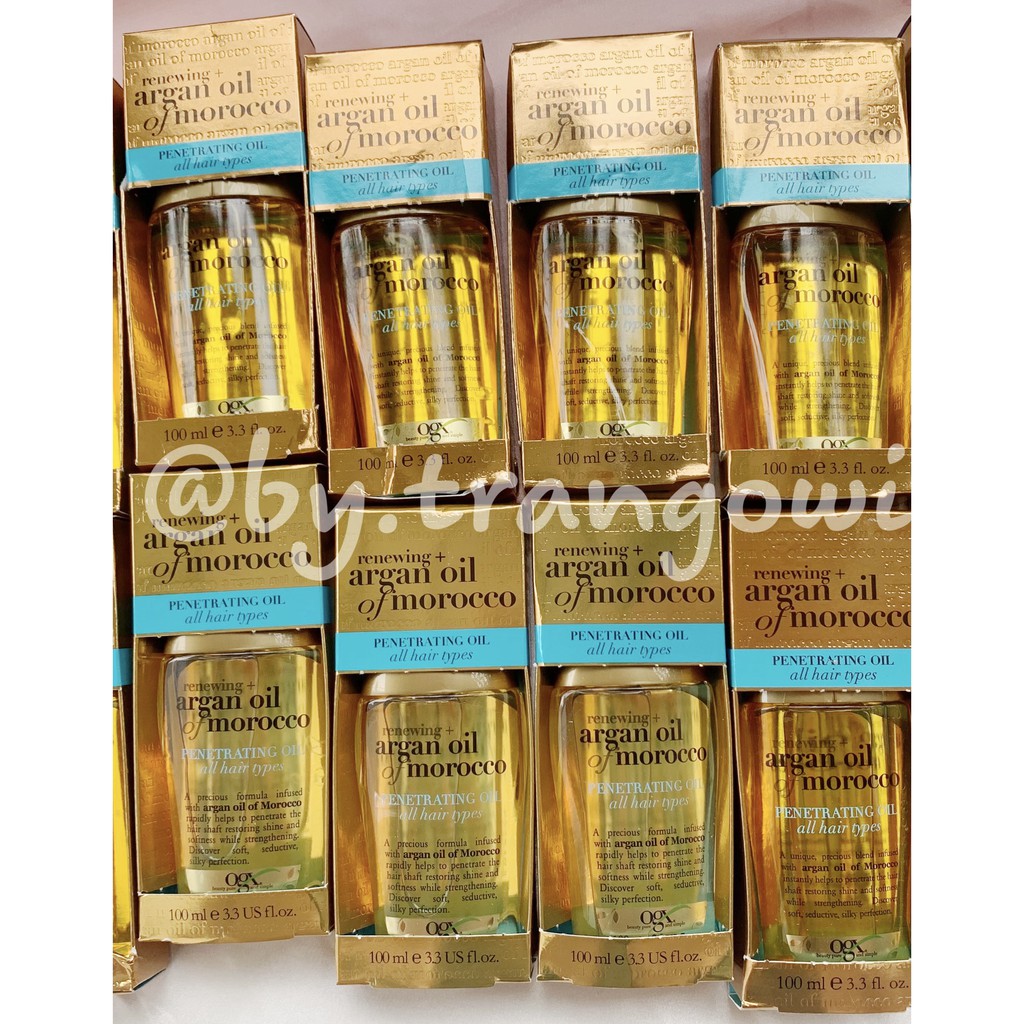 Tinh dầu dưỡng tóc Ogx Renewing argan oil penetrating