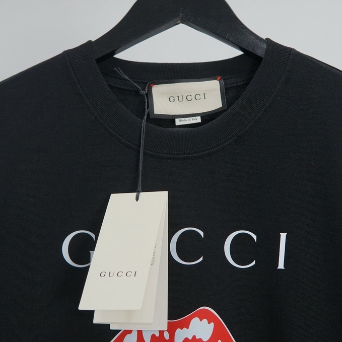 Áo thun unisex form rộng GC Mouth Print áo thun Cotton Organic  | THE BOX STUDIO