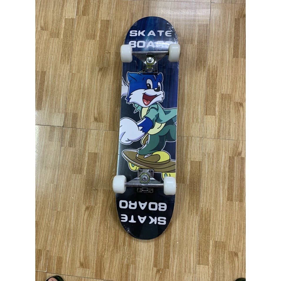 Ván trượt Skateboard Mặt nhám Simpson TẶNG KÈM Băng Đô Thể Thao - Siêu Bền