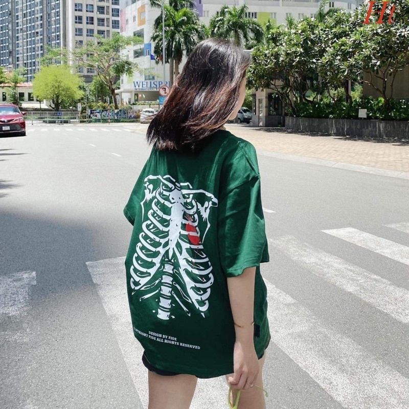 Áo loang xương tim 2 mặt H2A866