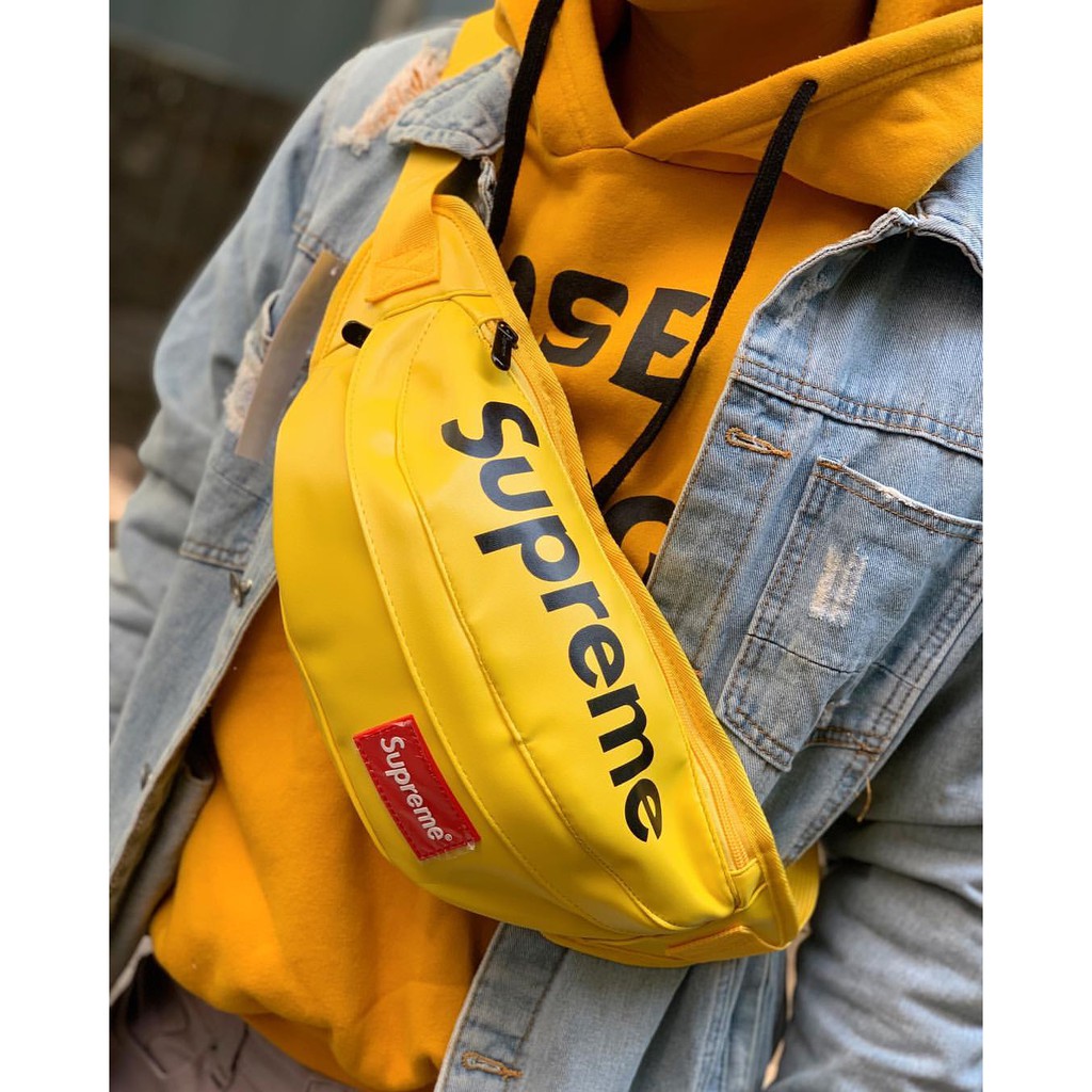 🔥[𝑩𝑨𝑪𝑲 𝑻𝑶 𝑺𝑪𝑯𝑶𝑶𝑳] Túi đeo chéo Supreme Da PU CAO CẤP - Unisex Trendy 2019 -  GIÁ RẺ - CAM KẾT CHẤT LƯỢNG | BigBuy360 - bigbuy360.vn