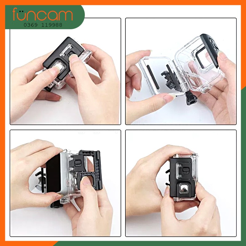 Vỏ chống nước Gopro 7 White, Gopro 7 Silver | BigBuy360 - bigbuy360.vn