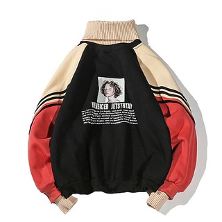 Áo hoodie cổ len hàng cao cấp ấm áp cho nam thu đông 2018