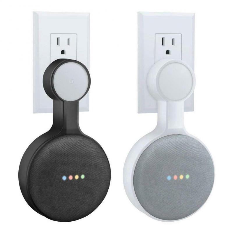 Ổ cắm AC tích hợp giá đỡ cho loa trợ lý giọng nói Google Home Mini sử dụng tại nhà/văn phòng