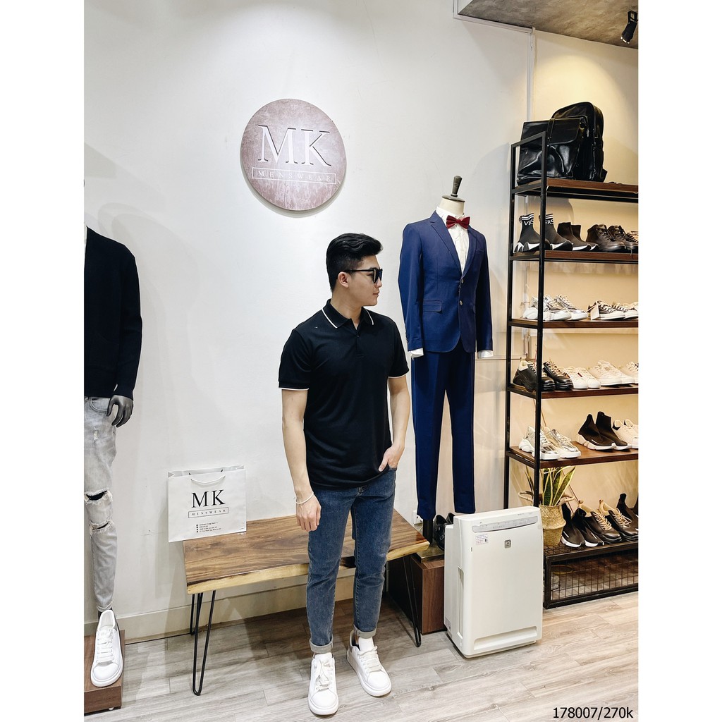 Polo Basic cải cổ và tay