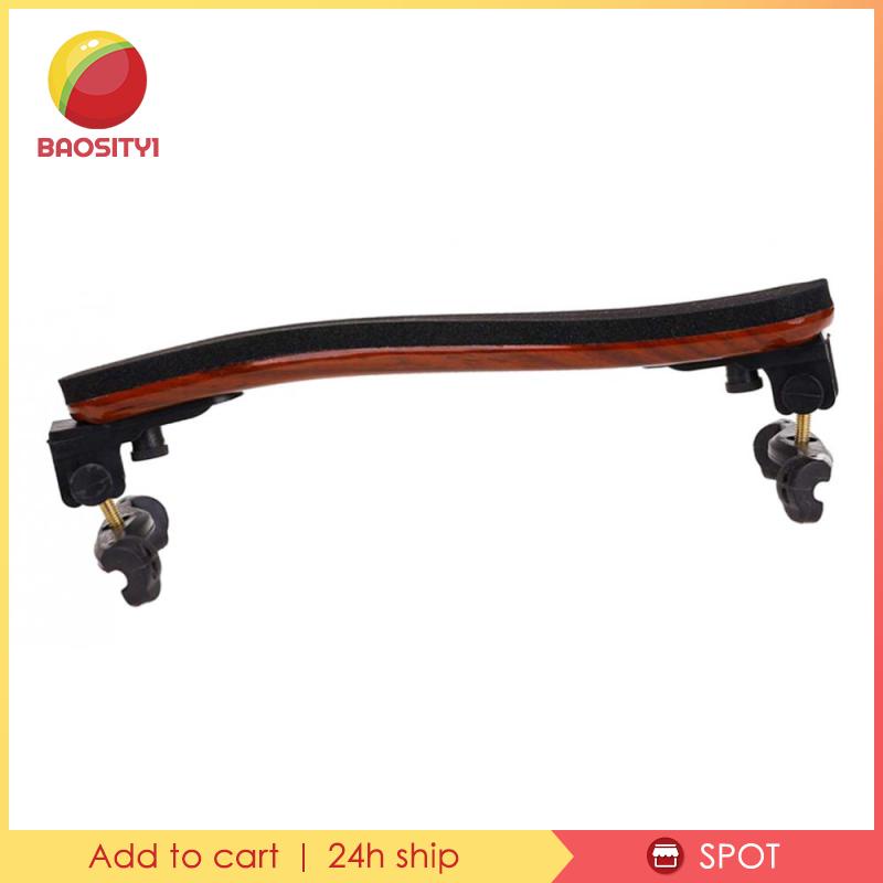 [Baosity1] Đệm Vai Bằng Gỗ Phong Màu Đen Kích Thước 3 / 4 4 / 4 Có Thể Điều Chỉnh Hỗ Trợ