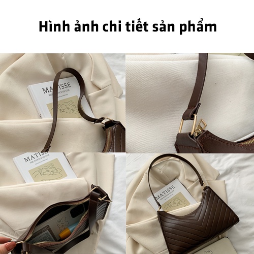 Túi Kẹp Nách Đeo Vai, Dưới Cánh Tay Cho Nữ Loại Nhỏ Phong Cách Thời Trang Siêu Xinh Giá Rẻ - 4613