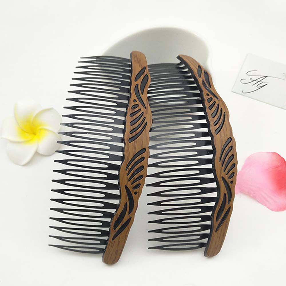 OCEANMAP Lược Cài Tóc Handmade Thiết Kế Răng Thưa Tiện Dụng Cho Nữ