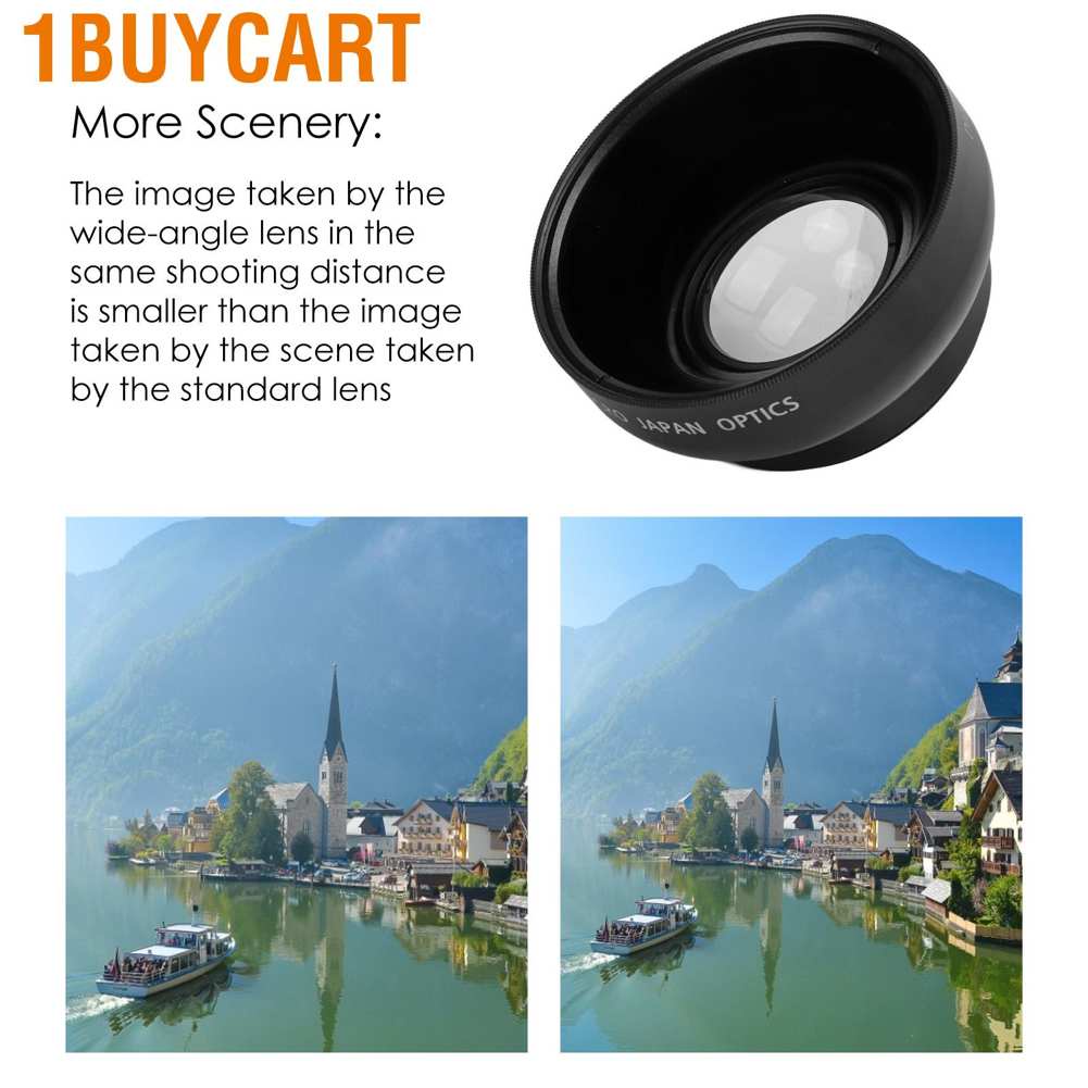 Bộ ống kính máy ảnh góc rộng 46mm 0.45X phổ biến cho tất cả các khẩu độ bộ lọc 46MM