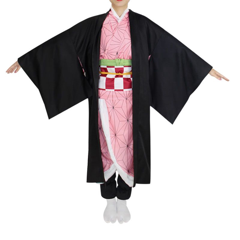 Bộ trang phục kèm tóc giả hóa trang nhân vật Kimetsu No Yaiba Kamado Nezuko | BigBuy360 - bigbuy360.vn