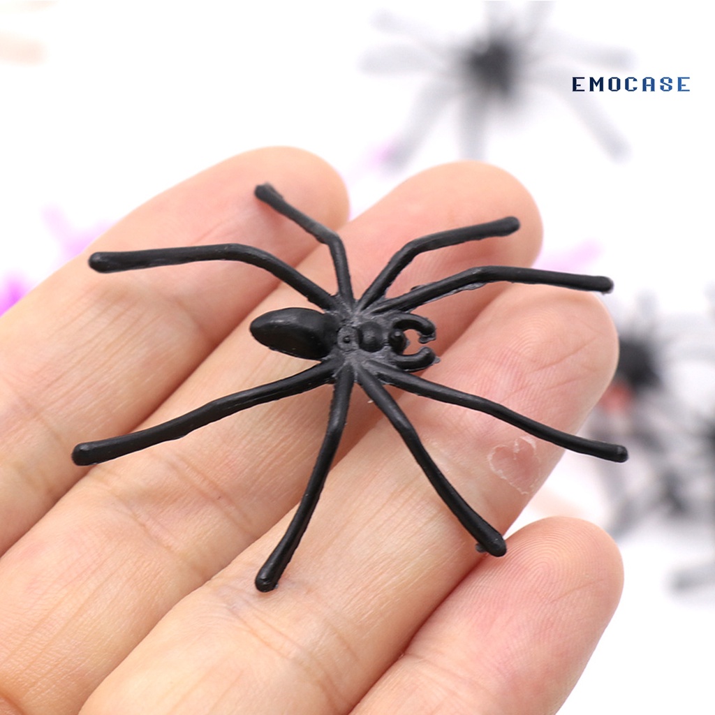 Set 30 Nhện Giả Bằng Nhựa Trang Trí Halloween