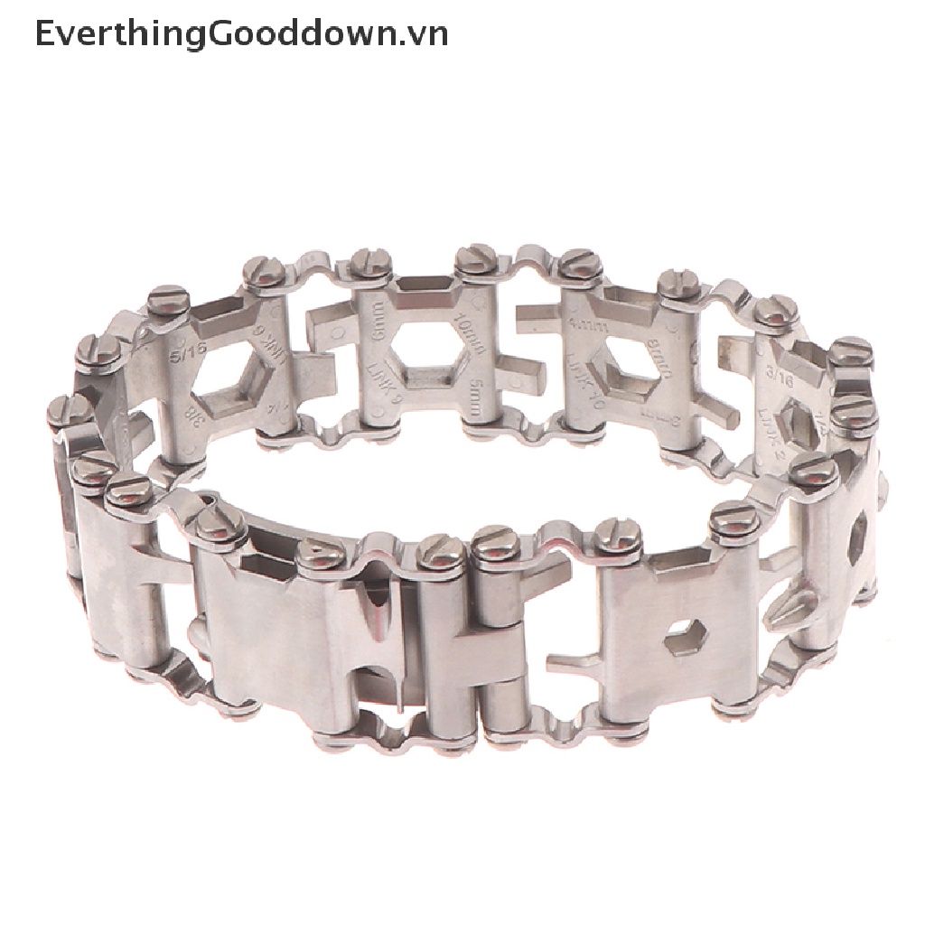 Vòng Đeo Tay Bằng Thép Không Gỉ Đa Năng 29 Trong 1