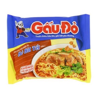 Mì gấu đỏ bò bít tết ( 1 gói )