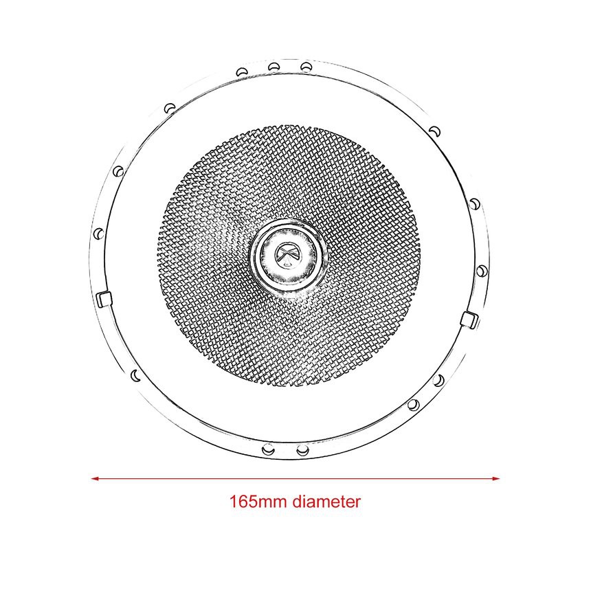 Loa Âm Thanh Hifi Kích Thước 6.5 Inch 4ohm Cho Xe Hơi